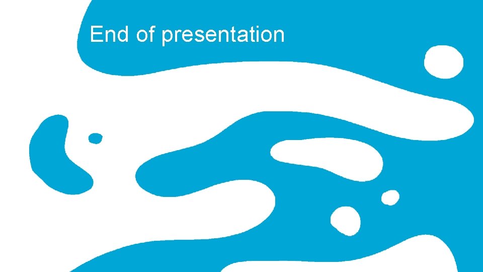 End of presentation 22 