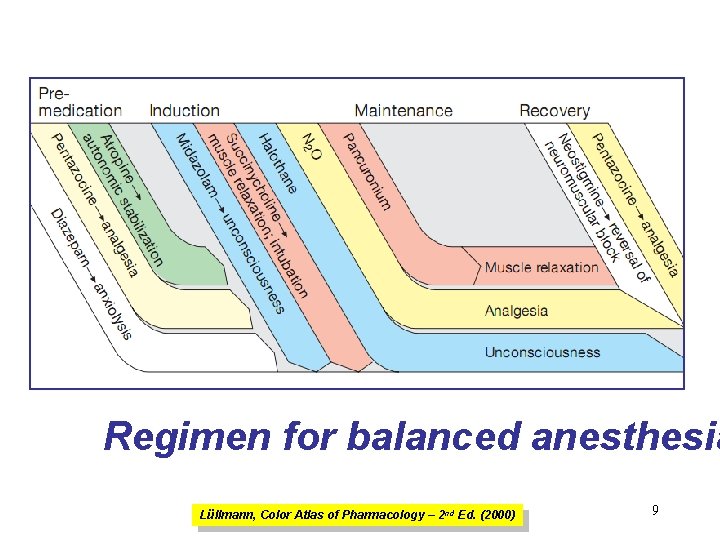 Regimen for balanced anesthesia Lüllmann, Color Atlas of Pharmacology – 2 nd Ed. (2000)