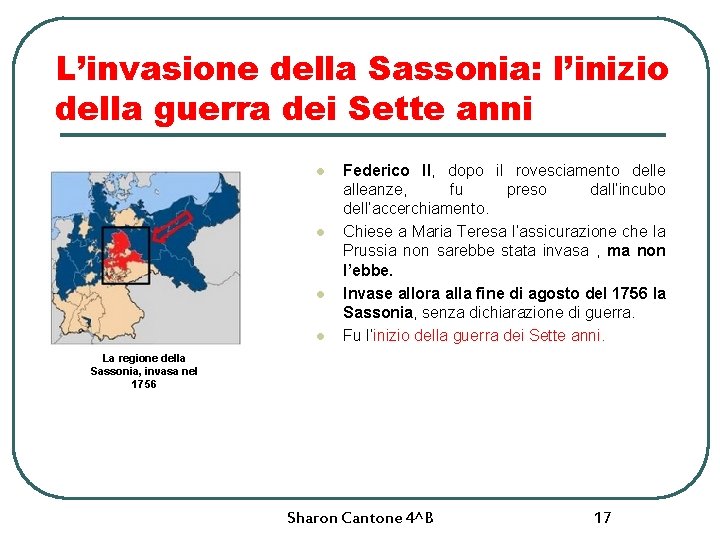 L’invasione della Sassonia: l’inizio della guerra dei Sette anni l l Federico II, dopo