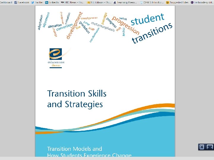 Transition skills and strategies 