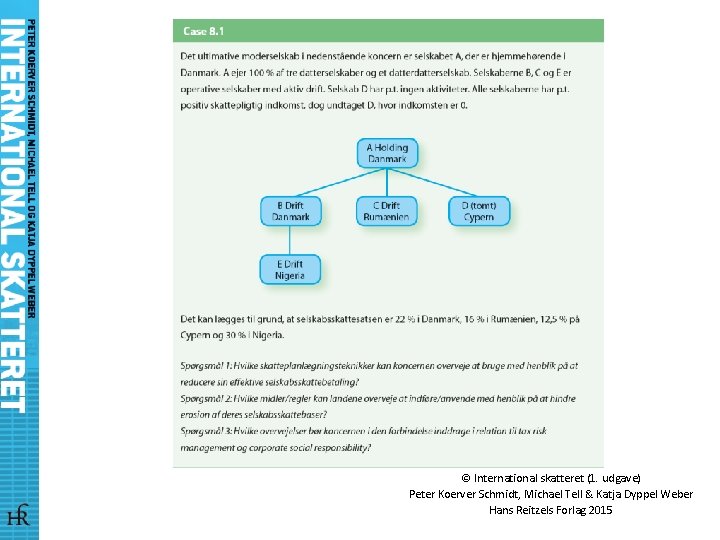 © International skatteret (1. udgave) Peter Koerver Schmidt, Michael Tell & Katja Dyppel Weber