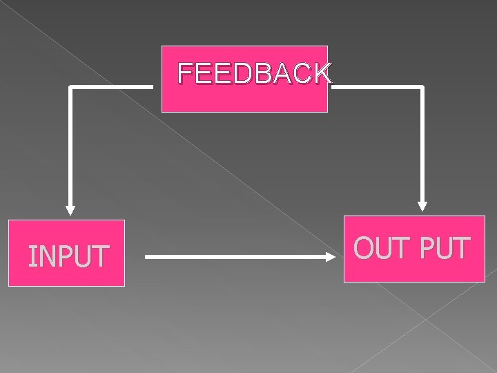 FEEDBACK INPUT OUT PUT 
