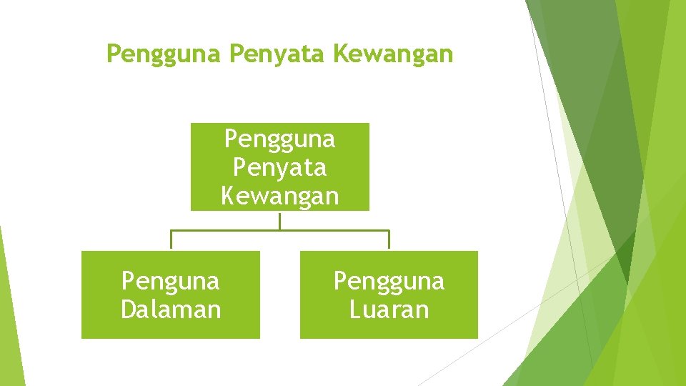 Pengguna Penyata Kewangan Penguna Dalaman Pengguna Luaran 