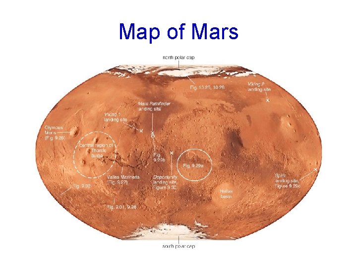 Map of Mars 