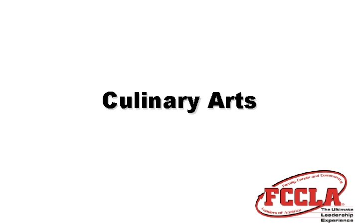 Culinary Arts 