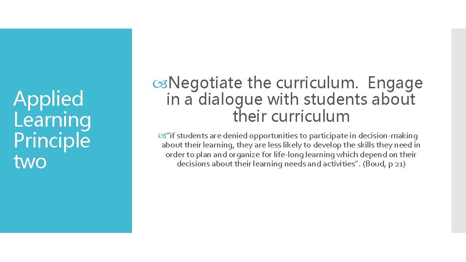 Bachelor of Education Applied Learning Created by Amanda