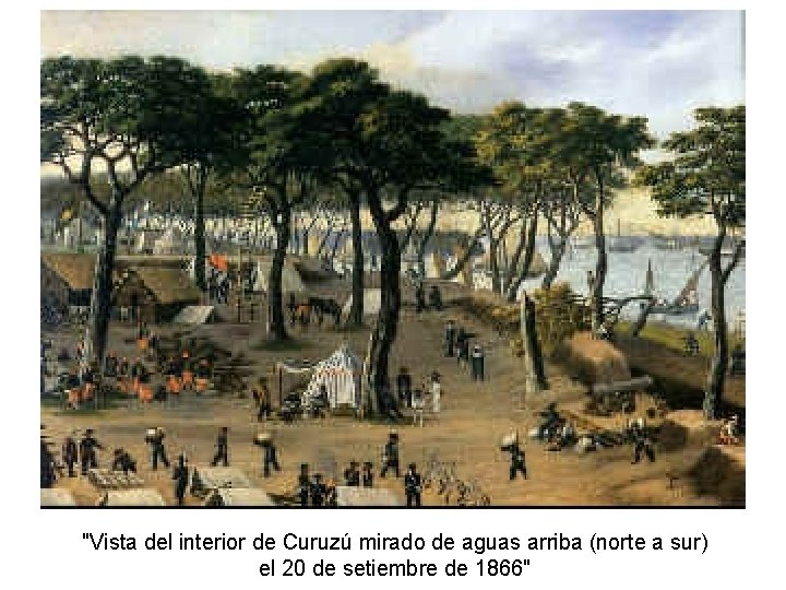 "Vista del interior de Curuzú mirado de aguas arriba (norte a sur) el 20