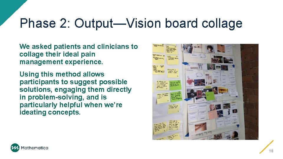 Phase 2: Output—Vision board collage We asked patients and clinicians to collage their ideal