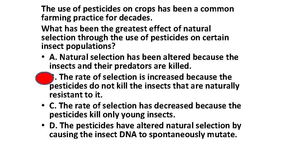 The use of pesticides on crops has been a common farming practice for decades.