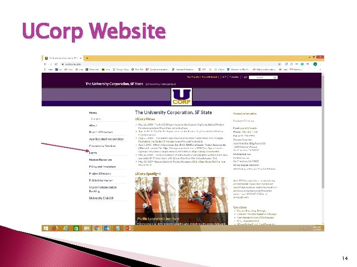 UCorp Website 14 
