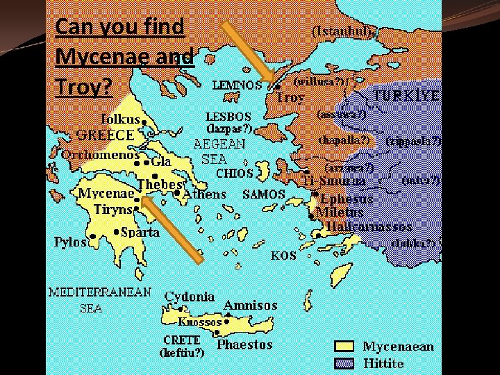 Can you find Mycenae and Troy? 