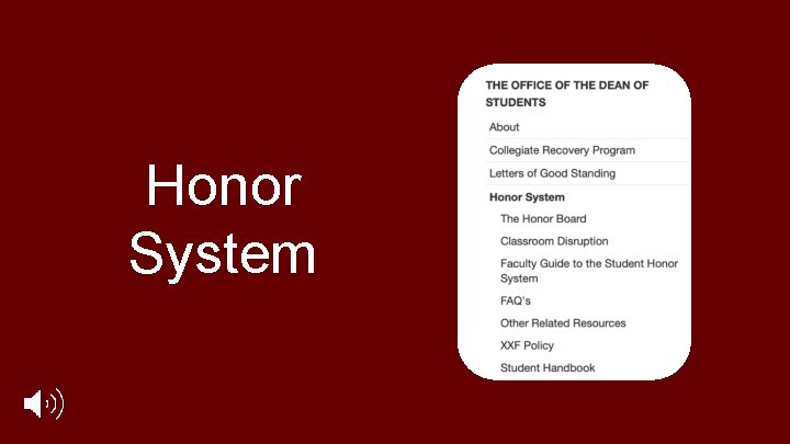 Honor System 