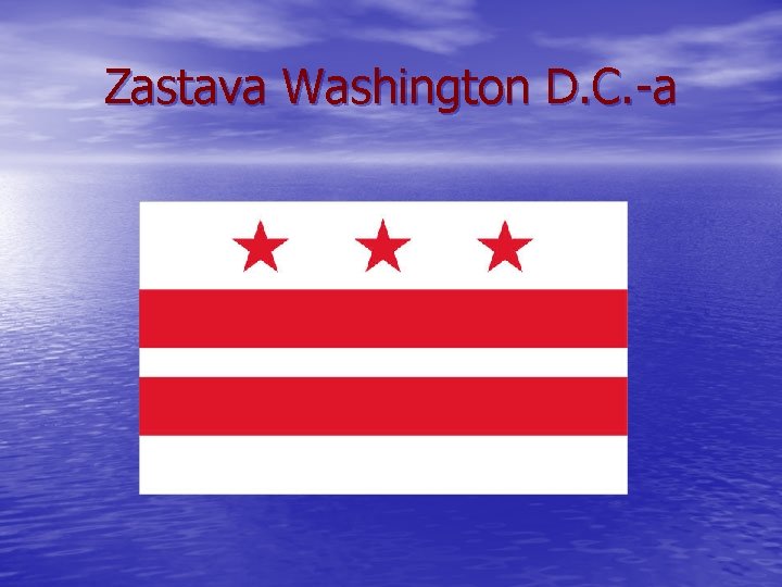 Zastava Washington D. C. -a 