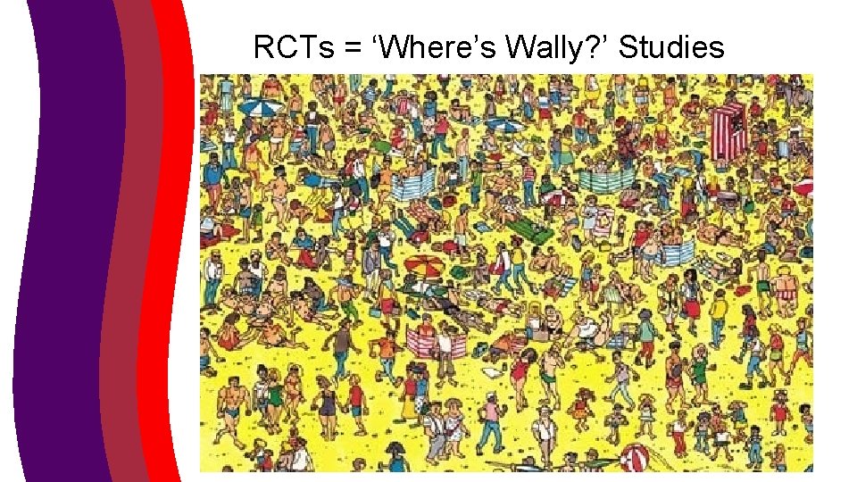 RCTs = ‘Where’s Wally? ’ Studies 