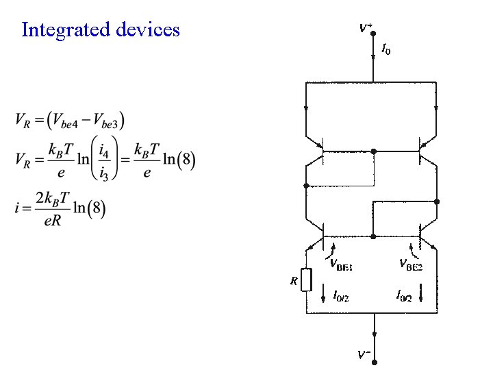 Integrated devices Integrated devices