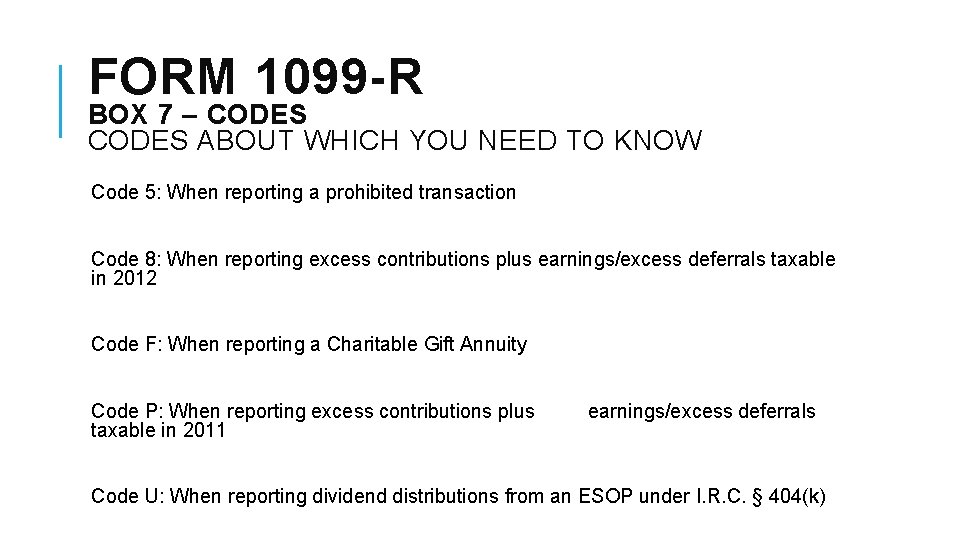 Irs Form 1099 Reporting 1099 R Reporting Form