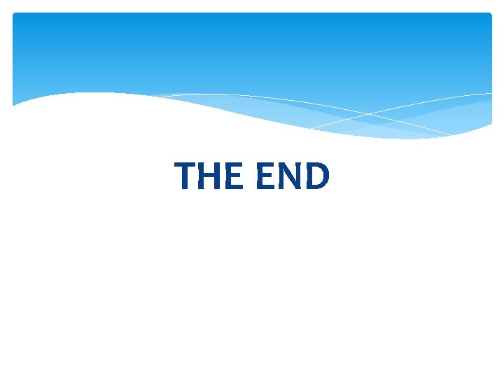 THE END 
