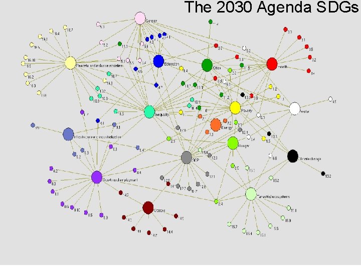 The 2030 Agenda SDGs 