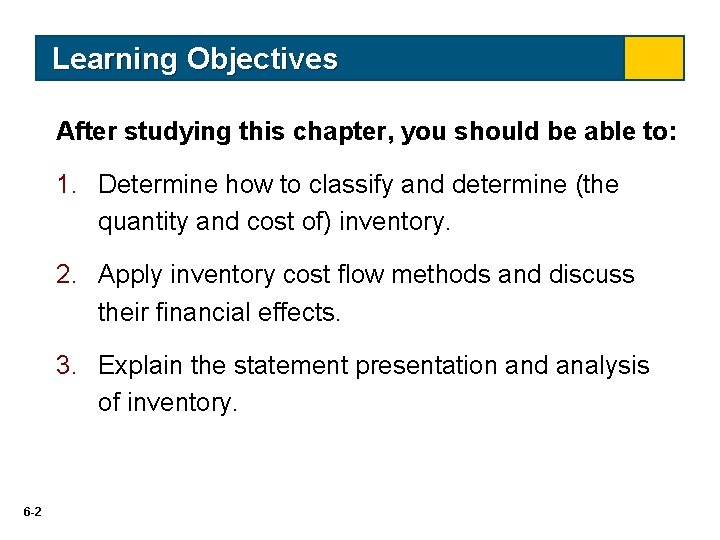 6 Reporting and Analyzing Inventory 6 1 Kimmel