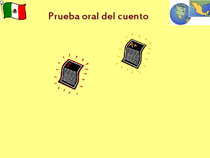 Prueba oral del cuento 