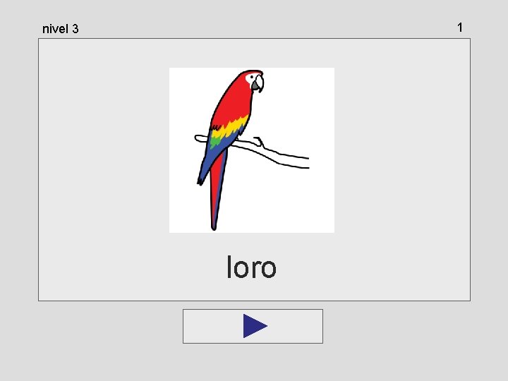 1 nivel 3 loro 1 nivel 3 loro