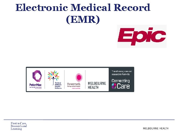 Electronic Medical Record (EMR) Electronic Medical Record (EMR)