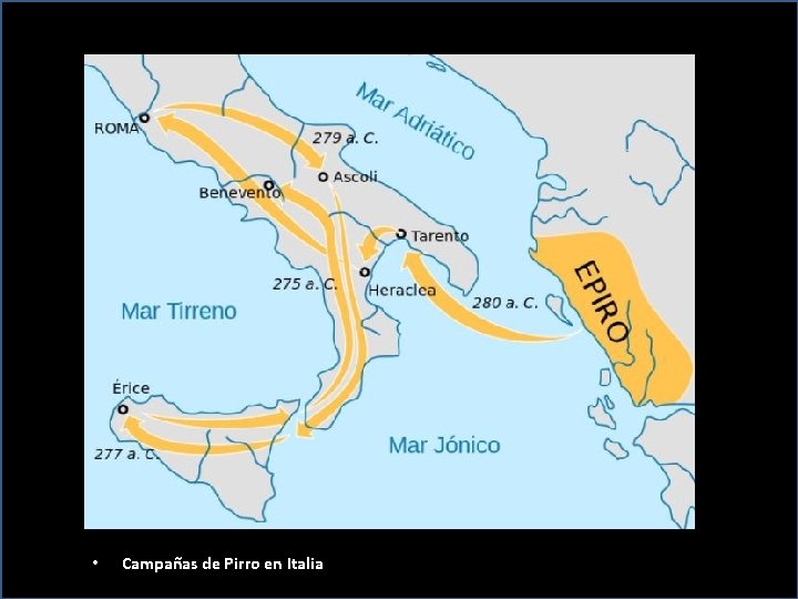  • Campañas de Pirro en Italia 