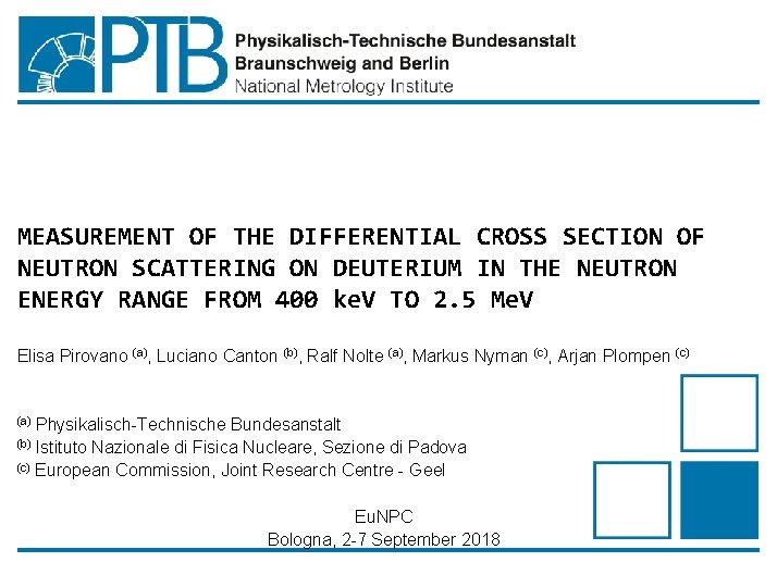 MEASUREMENT OF THE DIFFERENTIAL CROSS SECTION OF NEUTRON SCATTERING ON DEUTERIUM IN THE NEUTRON MEASUREMENT OF THE DIFFERENTIAL CROSS SECTION OF NEUTRON SCATTERING ON DEUTERIUM IN THE NEUTRON