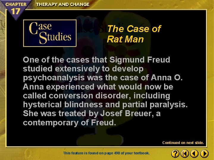 The Case Studies 6 of Rat Man One of the cases that Sigmund Freud