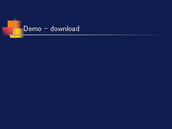 Demo - download 