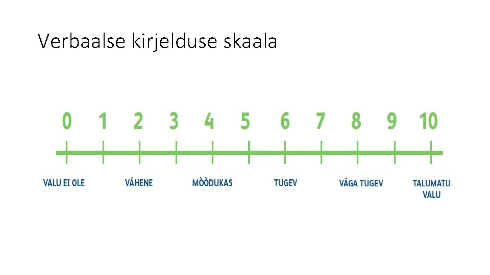 Verbaalse kirjelduse skaala 