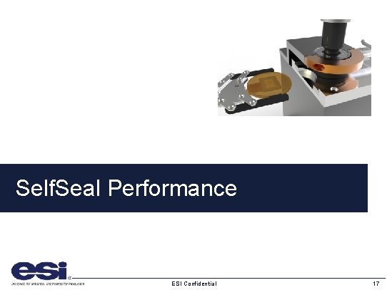 Self. Seal Performance ESI Confidential 17 