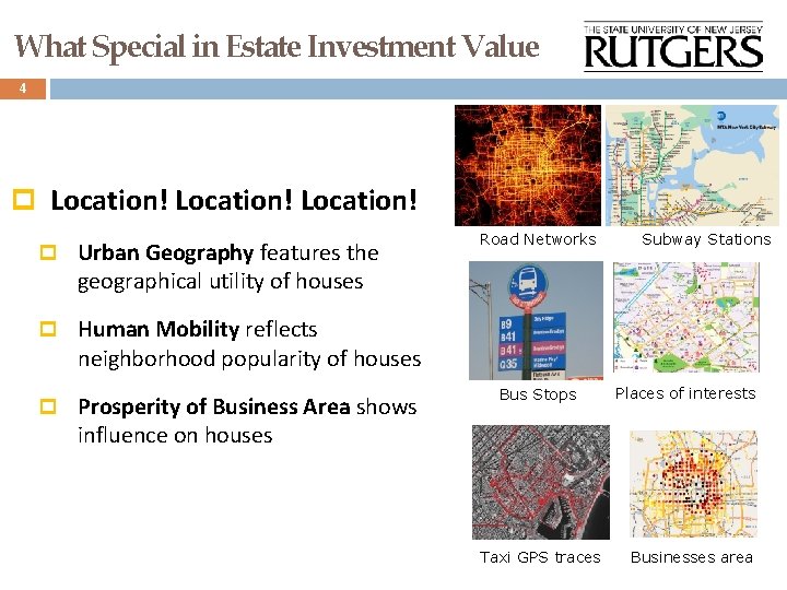 What Special in Estate Investment Value 4 p Location! p Urban Geography features the