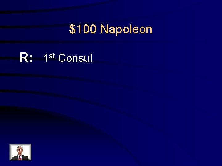 $100 Napoleon R: 1 st Consul 