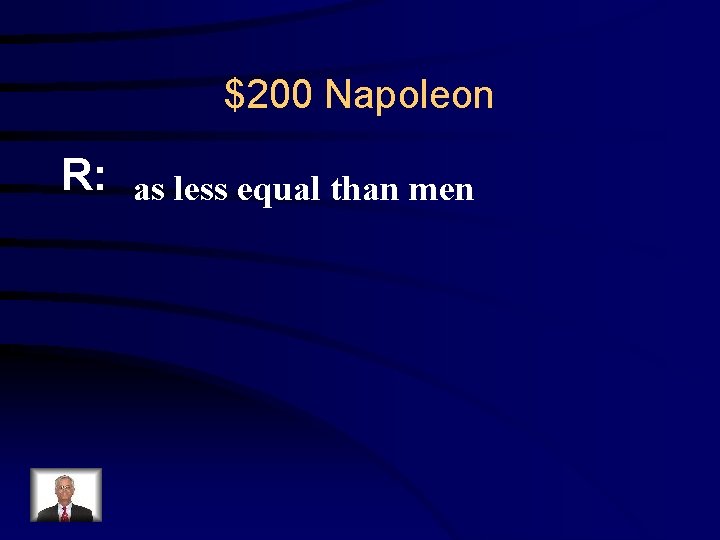 $200 Napoleon R: as less equal than men 