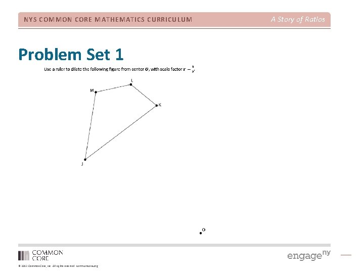 NYS COMMON CORE MATHEMATICS CURRICULUM Problem Set 1 © 2012 Common Core, Inc. All