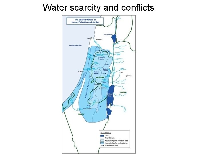 Water scarcity and conflicts 