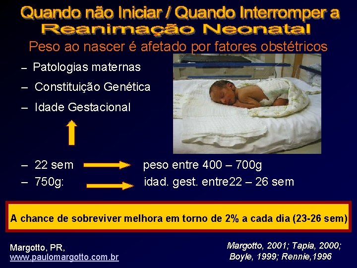 Peso ao nascer é afetado por fatores obstétricos – Patologias maternas – Constituição Genética
