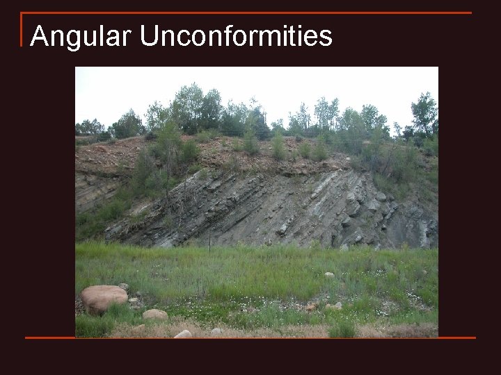 Angular Unconformities 