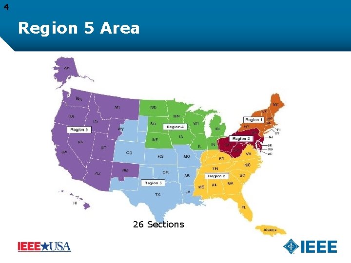 4 Region 5 Area 26 Sections 