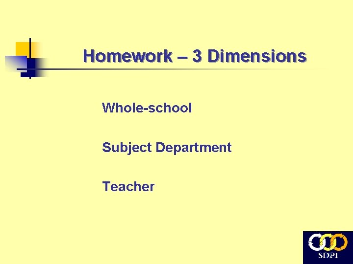 Homework – 3 Dimensions Whole-school Subject Department Teacher 17 Homework – 3 Dimensions Whole-school Subject Department Teacher 17