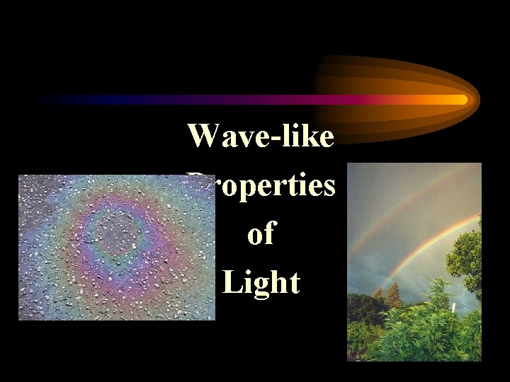 Wave-like Properties of Light 