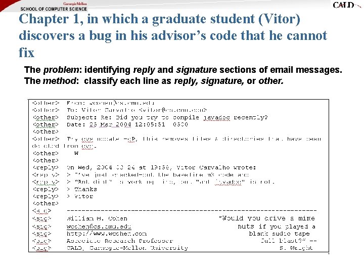 Chapter 1, in which a graduate student (Vitor) discovers a bug in his advisor’s