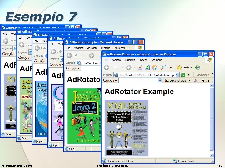 Esempio 7 6 Dicembre 2005 Stefano Clemente 57 