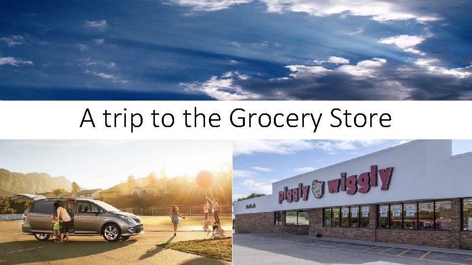 A trip to the Grocery Store 