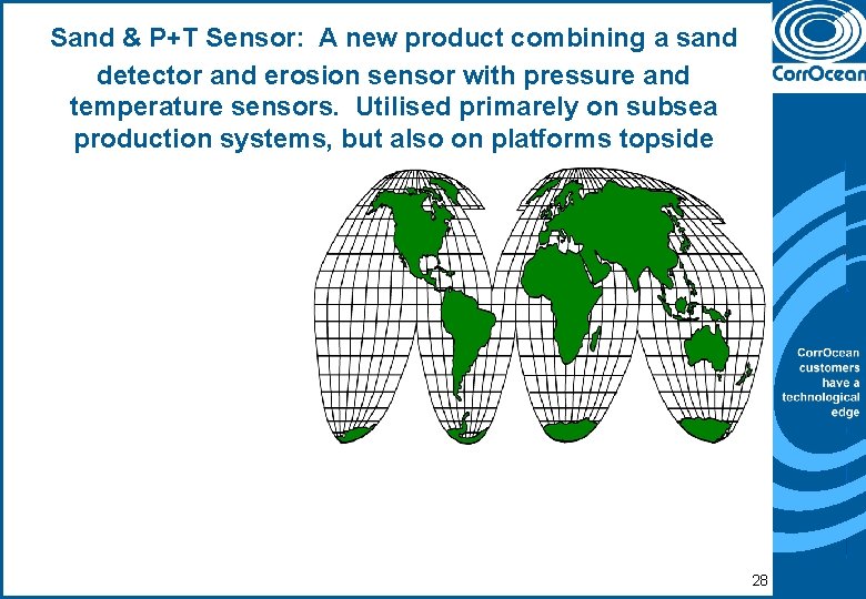 Sand & P+T Sensor: A new product combining a sand detector and erosion sensor