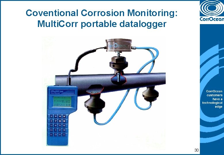 Coventional Corrosion Monitoring: Multi. Corr portable datalogger 30 
