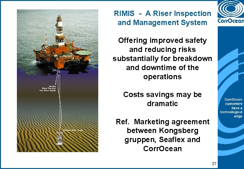 RIMIS - A Riser Inspection and Management System Offering improved safety and reducing risks