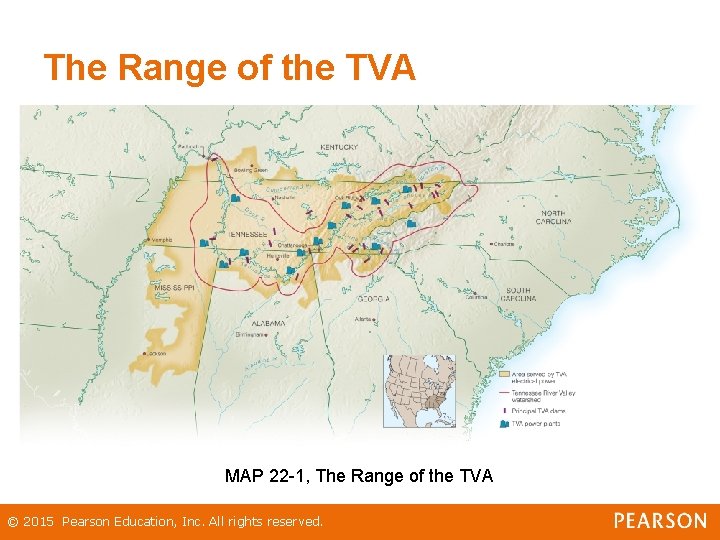 The Range of the TVA MAP 22 -1, The Range of the TVA ©