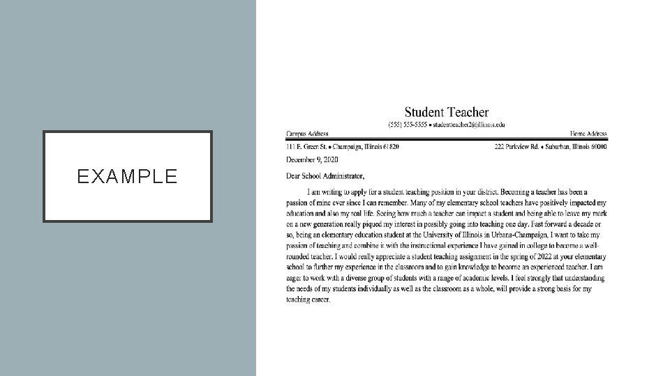 EXAMPLE EXAMPLE